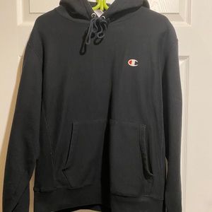 CHAMPION HOODIE BLACK